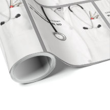 Personalized Doctor Gift Wrapping Paper