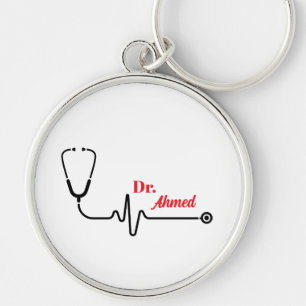Personalized Doctor Keychain Custom Name