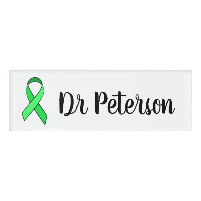 Personalized Doctor LLMD Name Tag (Front)