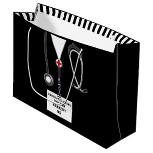 Personalized Doctor Medical School Large Gift Bag