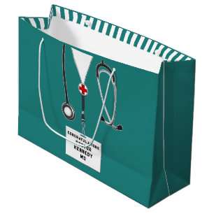 Personalized Doctor Medical School Large Gift Bag