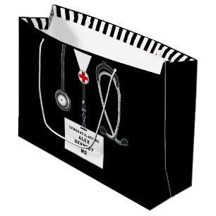 Personalized Doctor Medical School Large Gift Bag