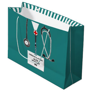 Personalized Doctor Medical School Large Gift Bag