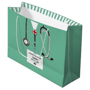 Personalized Doctor Medical School Large Gift Bag
