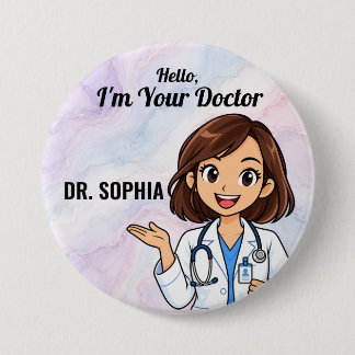 Personalized Doctor Name Button