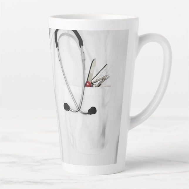 Personalized Doctor Novelty Gift Latte Mug (Right)