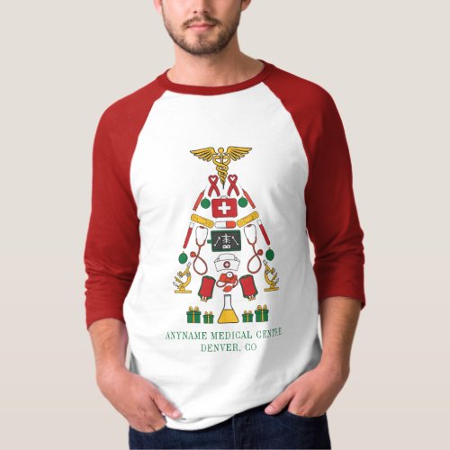 Personalized Doctor Nurse Medical Centre Christmas T_Shirt