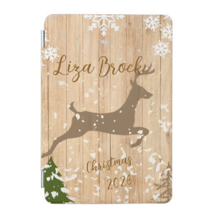 Personalized doe Christmas bauble iPad Mini Cover