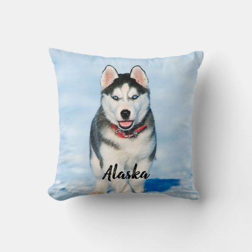 Personalized Dog 2 Pet Photo Throw Pillow - Celebrate your best friend with a personalized Pet Pillow .  Customize with your own photos , and name . This pet pillow is perfect for dog, cat, even family, friends and grandparents. Personalized Dog 2 Pet Photo Throw Pillow