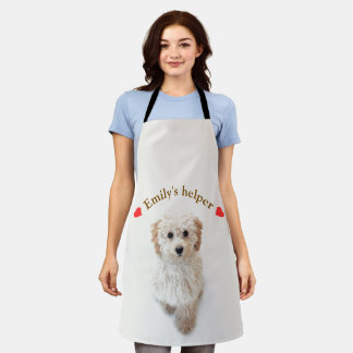 Personalized Dog Apron – Custom Photo & Text