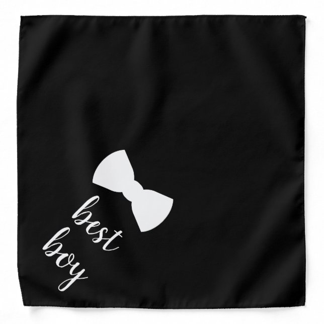 Personalized Dog Bandana, Wedding Dog  Bandana (Front)