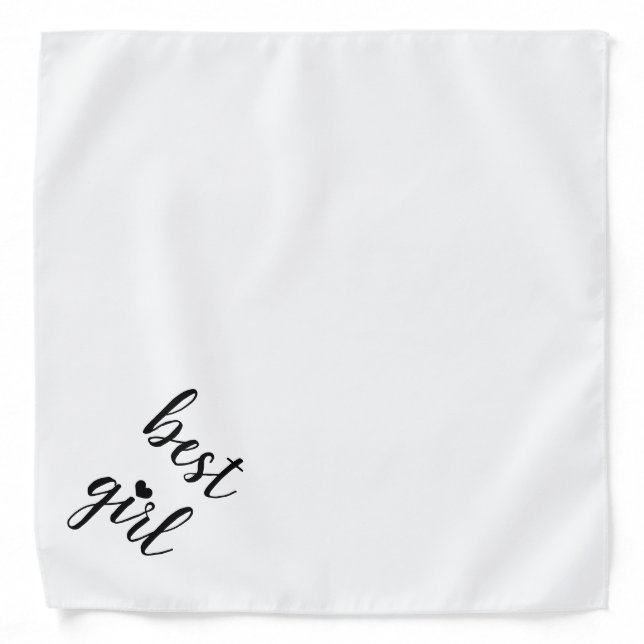 Personalized Dog Bandana, Wedding Dog  Bandana (Front)