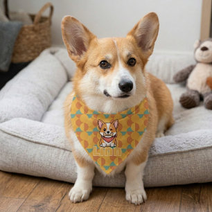 Personalized dog bandana with name