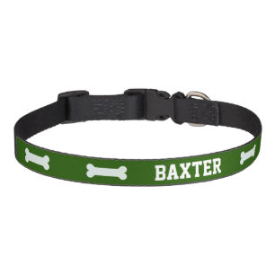 Personalized Dog Bone Pet Collar