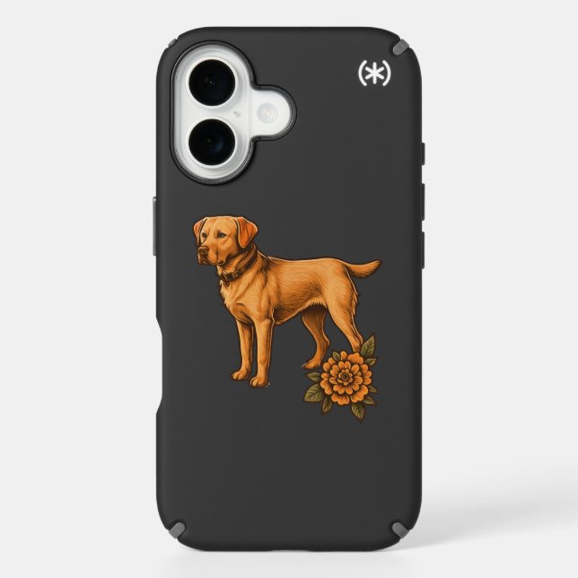 Personalized dog breed phone case for iPhone (Front)