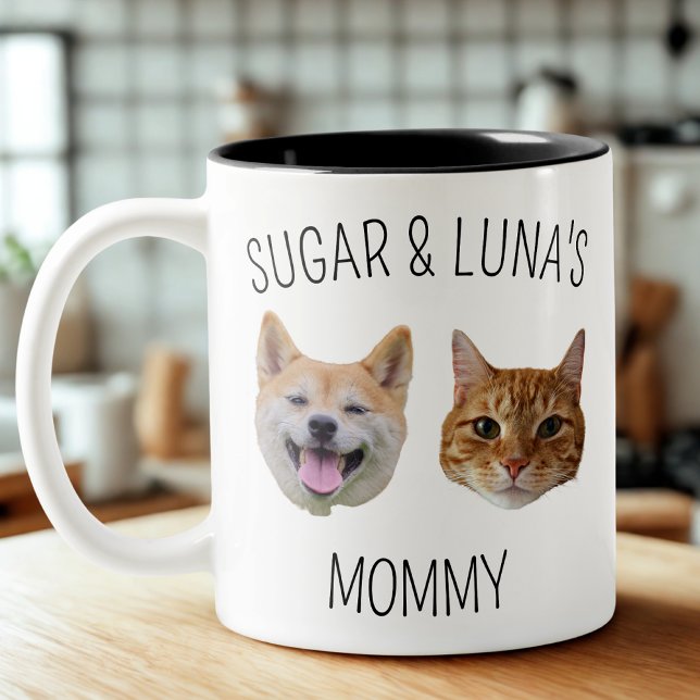Personalized Dog Cat Face Mug, Mug gift for Mom (Creator Uploaded)