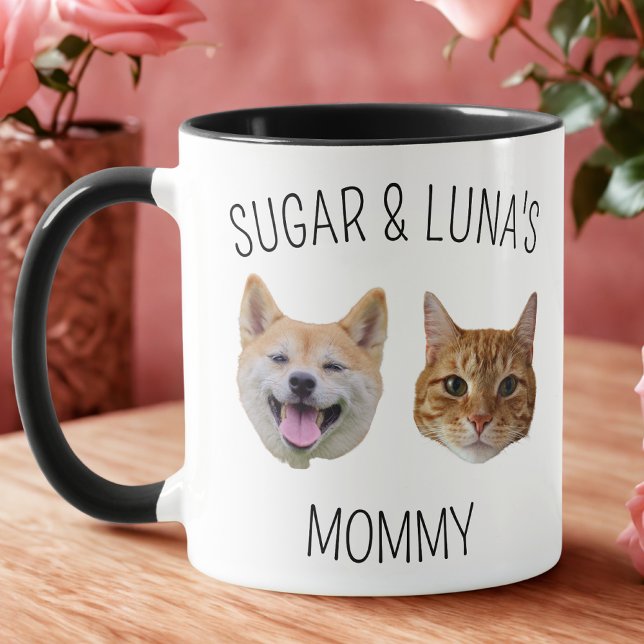 Personalized Dog Cat Face Mug, Mug gift for Mom (Creator Uploaded)