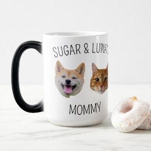 Personalized Dog Cat Face Mug, Mug gift for Mom
