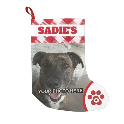 Personalized Dog Cat or Pet Lover Small Christmas Stocking