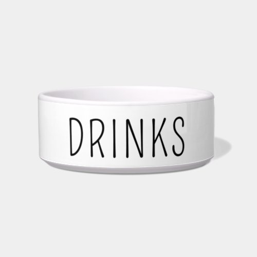 Personalized Dog Cat Pet Bowl Dinner Drinks Foods