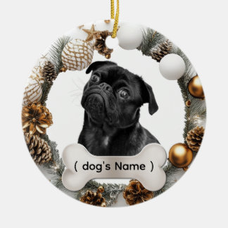 Personalized Dog Christmas Ornament