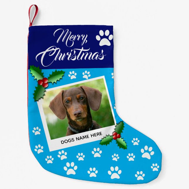 Personalized Dog Christmas Stockings (Front)