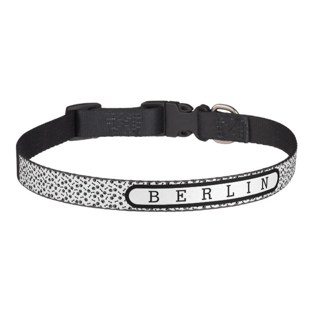 Personalized Dog Coller with Custom Name Pet Collar (Front)