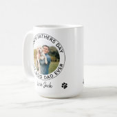 Personalized Dog Dad Father's Day Pet Photo Coffee Mug (Front Left)