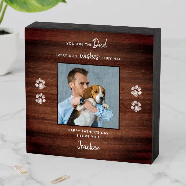 Purfect Cat Dad - Personalized Shaped Wood Sign - Gift For Dad, Gift For Father's Day
