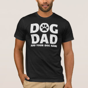 Personalized Dog Dad T-Shirt