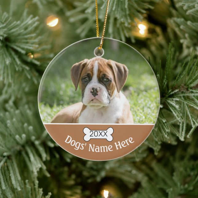 Personalized dog Dog Ornaments (Tree)