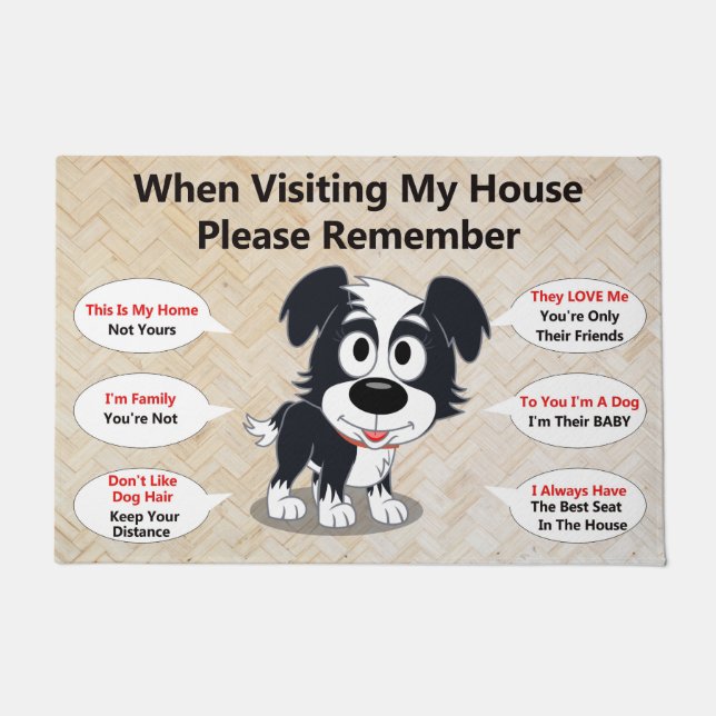 Personalized Dog Doormat (Front)