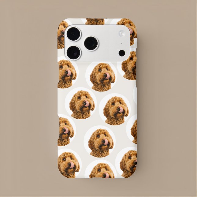 Personalized Dog Face Pattern Case-Mate iPhone Case (Creator Uploaded)
