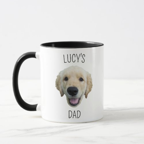 Personalized Dog Face Photo  Mug
