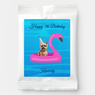 Personalized Dog Floatie Lemonade Drink Mix