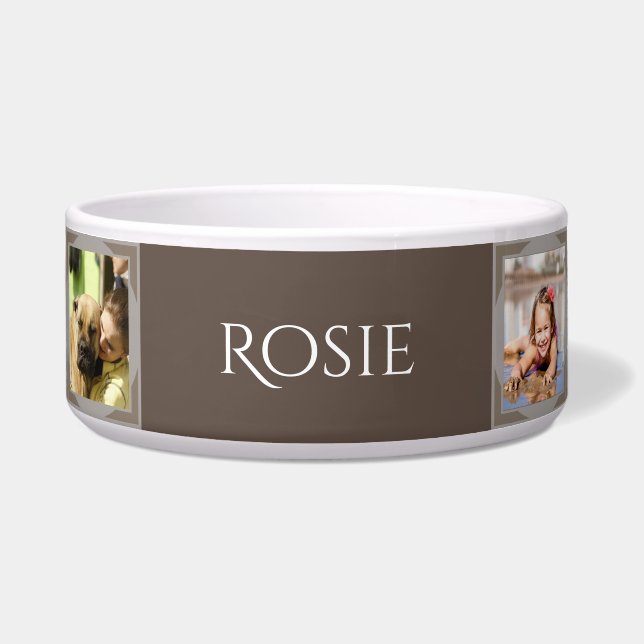 Personalized Dog Food Bowl - HAMbWG (Front)
