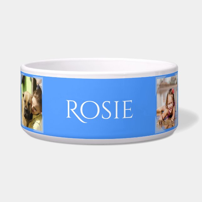 Personalized Dog Food Bowl - HAMbWG (Front)