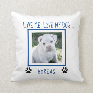 Personalized Dog Gifts for New Puppy Owners Throw Pillow