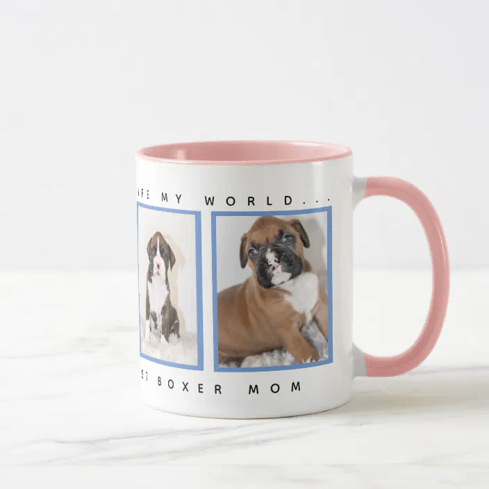Boxer Dog Mug Dog Lover Gift Personalized Mug Coffee Mug Personalized Gift