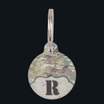 Personalized Dog ID Tag Army OCP Camo Uniform Camo<br><div class="desc">Personalized Dog ID Tag</div>