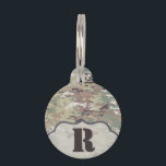 Personalized Dog ID Tag Army OCP Camo Uniform Camo<br><div class="desc">Personalized Dog ID Tag</div>