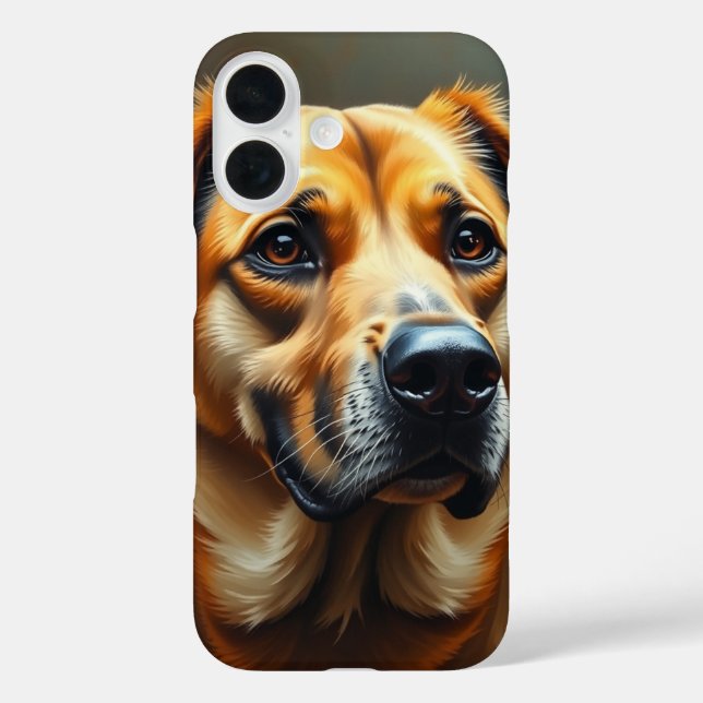 Personalized dog illustration Fine art Modern Case-Mate iPhone Case (Back)