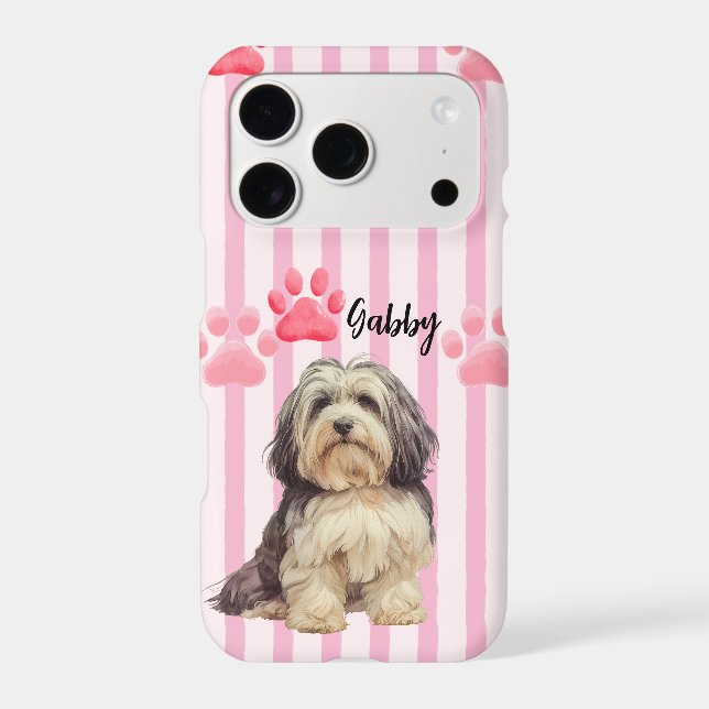 Personalized Dog iPhone 17 Pro Case (Back)