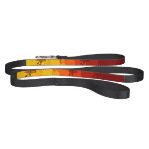 Personalized Dog Leash African Safari Giraffe Sun
