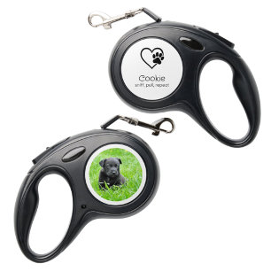 Personalized Dog Leash White sniff, pull, repeat