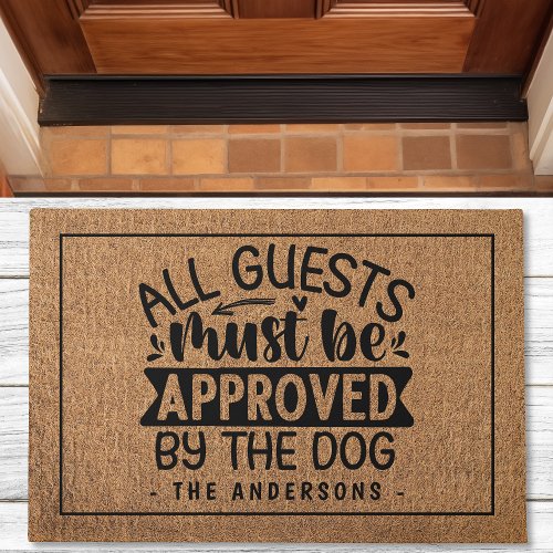 Personalized Dog Lover Doormat