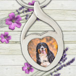 Personalized Dog Lover Keepsake Pet Photo Keychain<br><div class="desc">Carry your pet with you everywhere you go with this custom pet photo keychain ! A must have for every dog mom and dog dad ! 
Personalized Dog Lover Keepsake Pet Photo keychain</div>