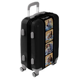 Personalized Dog Lover Pet Photo Collage Luggage | Zazzle