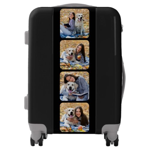 Personalized Dog Lover Pet Photo Collage Luggage