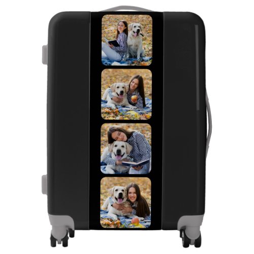 Personalized Dog Lover Pet Photo Collage Luggage